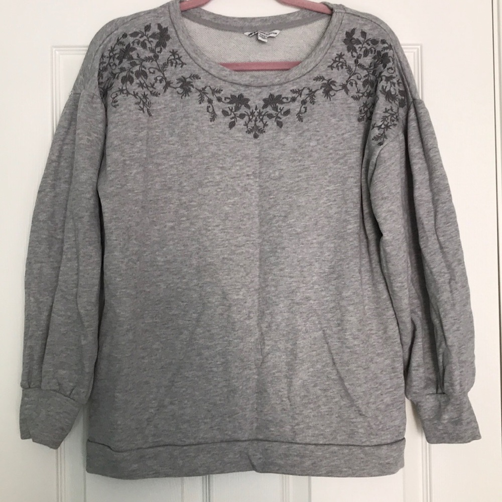 American Eagle Outfitters Embroidered Sweatshirt